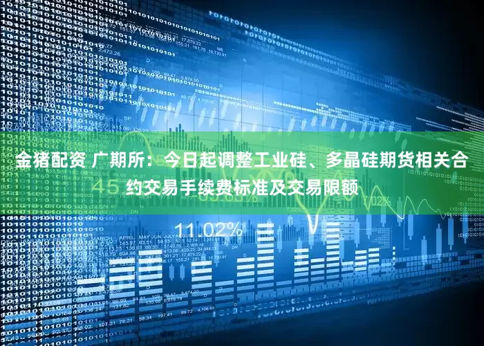 金猪配资 广期所：今日起调整工业硅、多晶硅期货相关合约交易手续费标准及交易限额